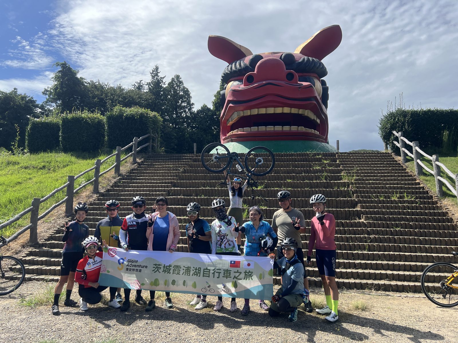 サイクリングツアーの様子